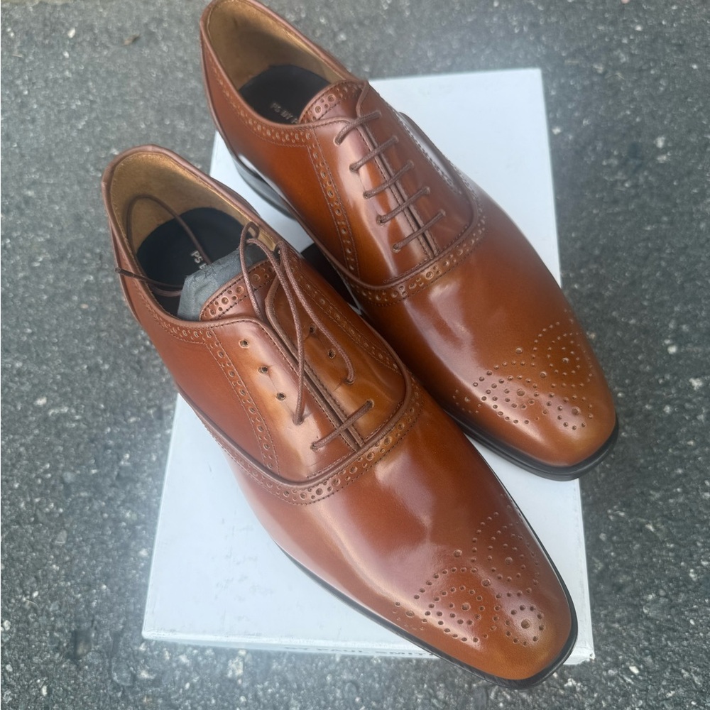 Classic Brown Leather Men's Dress Shoes